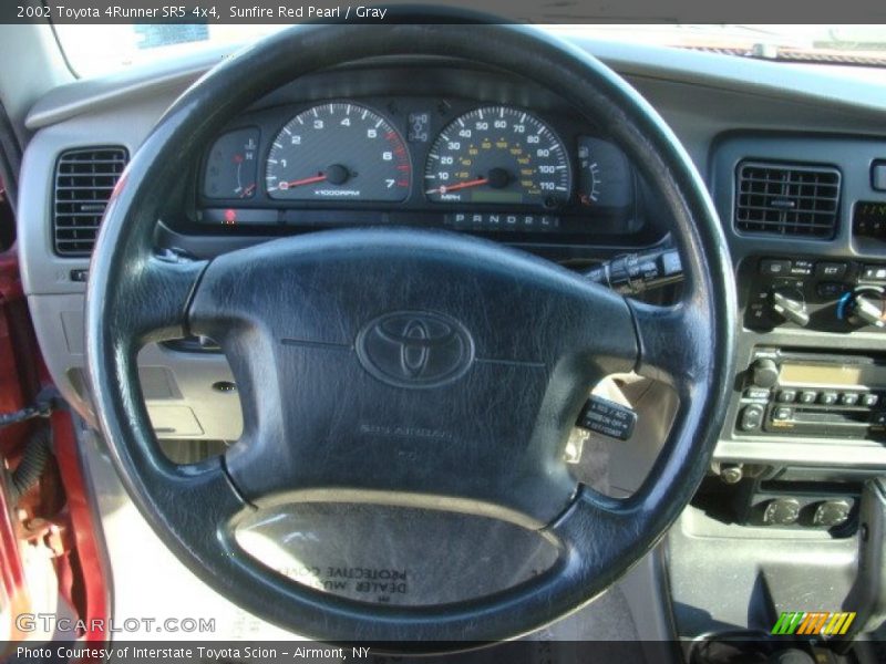 Sunfire Red Pearl / Gray 2002 Toyota 4Runner SR5 4x4