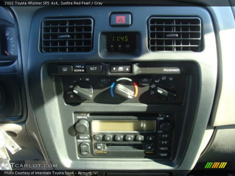 Sunfire Red Pearl / Gray 2002 Toyota 4Runner SR5 4x4