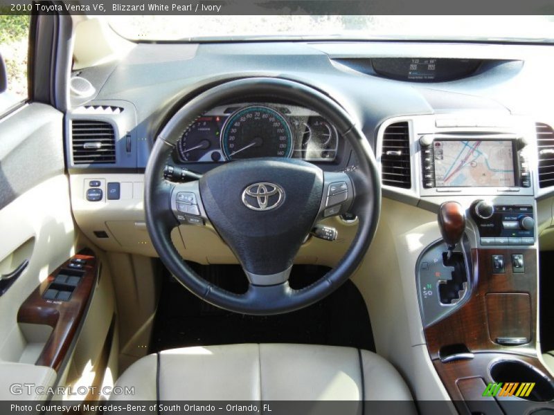 Blizzard White Pearl / Ivory 2010 Toyota Venza V6
