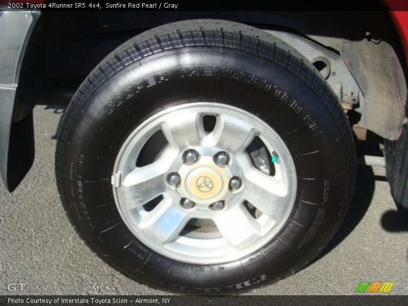 Sunfire Red Pearl / Gray 2002 Toyota 4Runner SR5 4x4