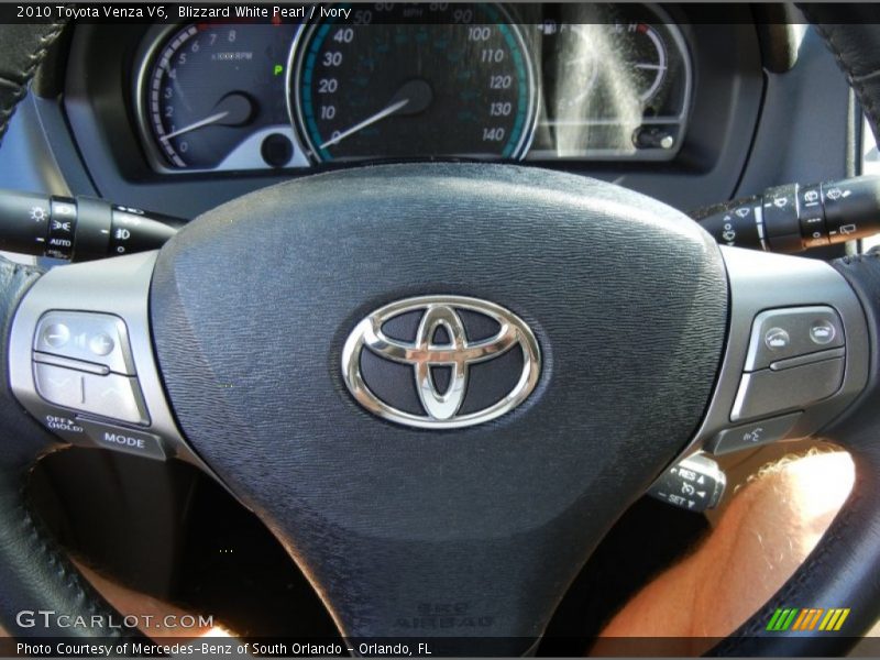 Blizzard White Pearl / Ivory 2010 Toyota Venza V6