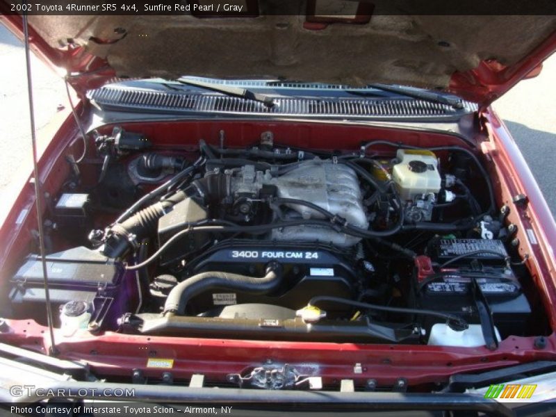 Sunfire Red Pearl / Gray 2002 Toyota 4Runner SR5 4x4