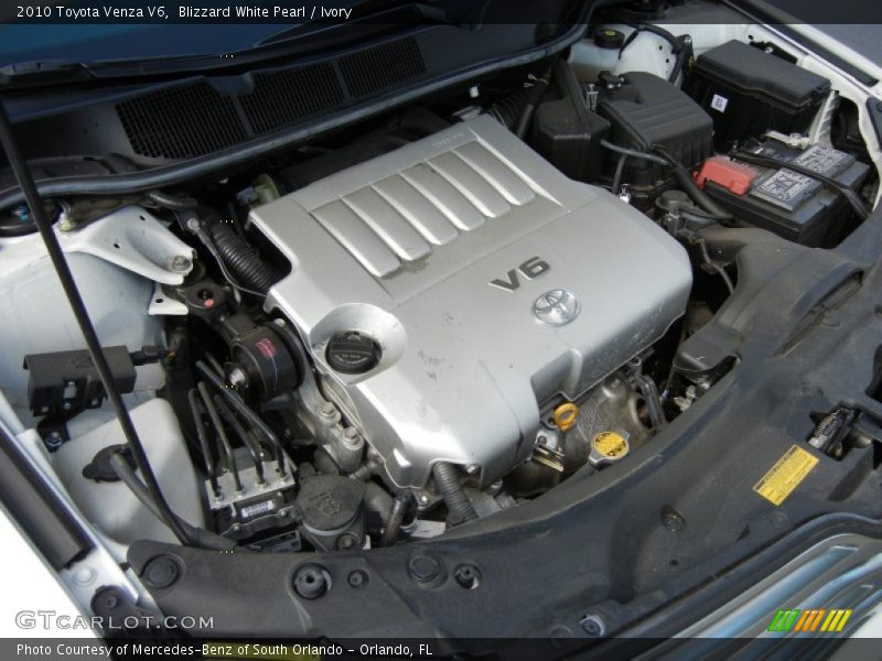 Blizzard White Pearl / Ivory 2010 Toyota Venza V6