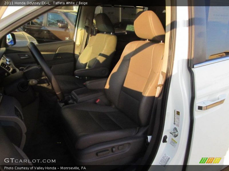 Taffeta White / Beige 2011 Honda Odyssey EX-L