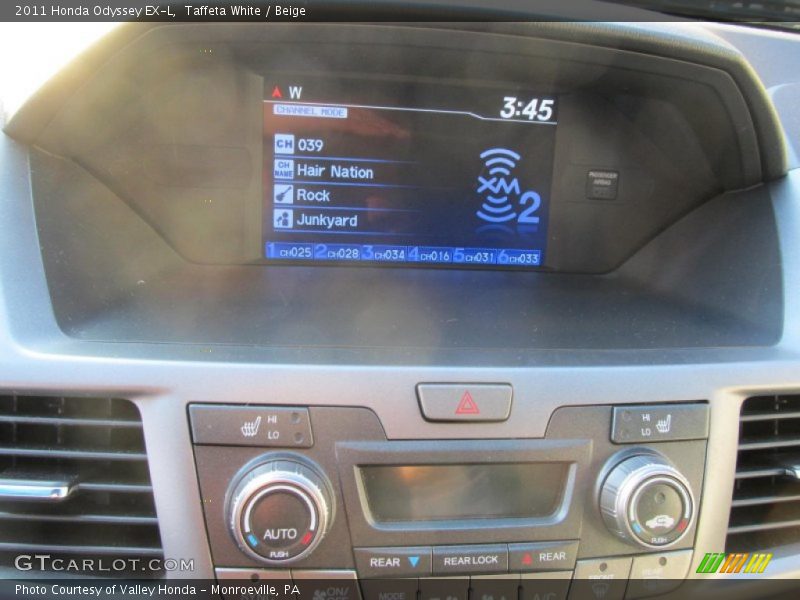 Taffeta White / Beige 2011 Honda Odyssey EX-L