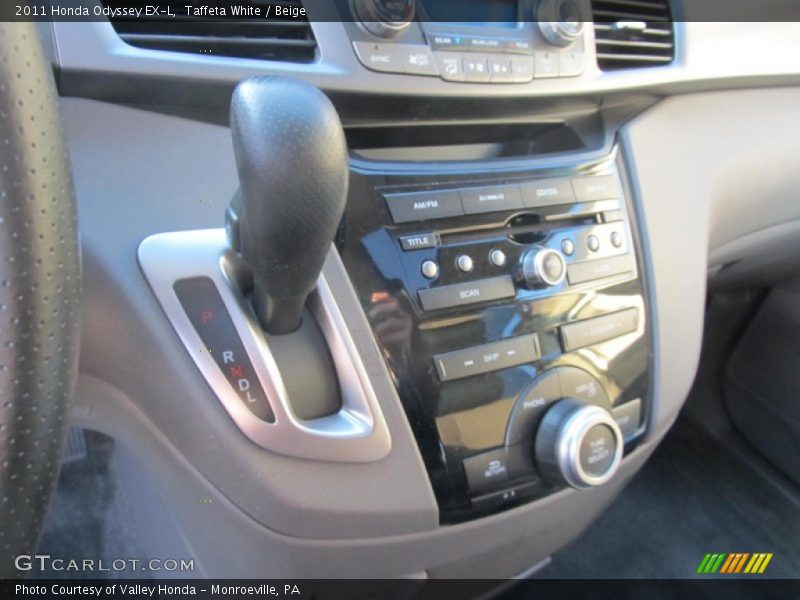 Taffeta White / Beige 2011 Honda Odyssey EX-L
