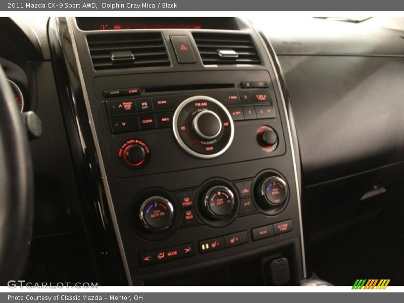 Controls of 2011 CX-9 Sport AWD