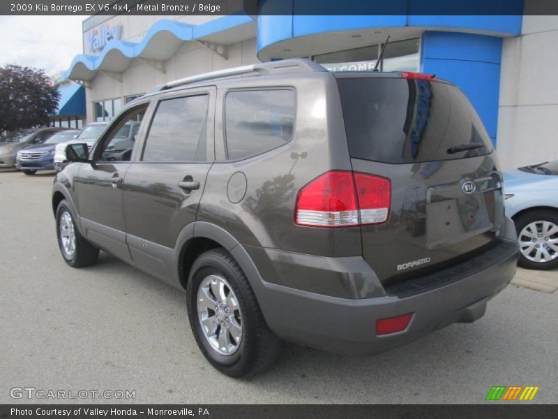 Metal Bronze / Beige 2009 Kia Borrego EX V6 4x4