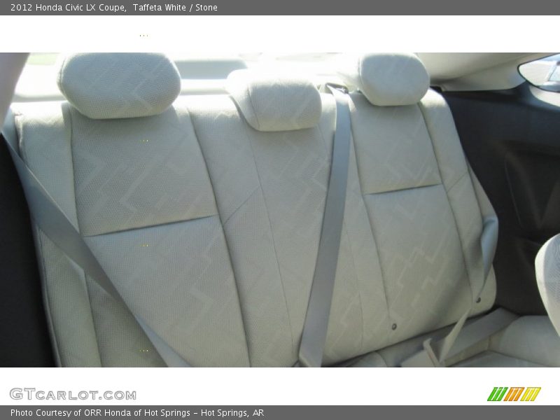Taffeta White / Stone 2012 Honda Civic LX Coupe