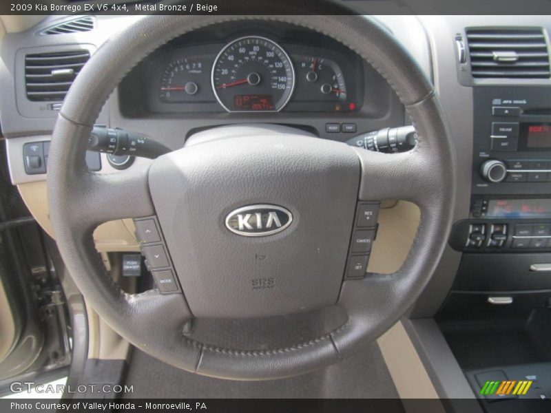  2009 Borrego EX V6 4x4 Steering Wheel