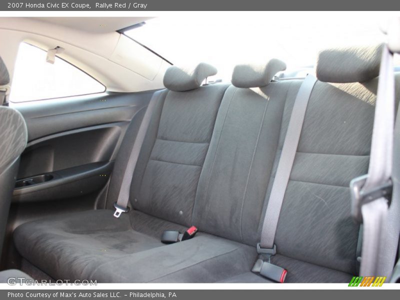 Rallye Red / Gray 2007 Honda Civic EX Coupe