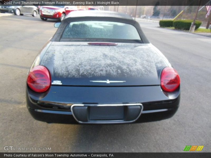 Evening Black / Midnight Black 2002 Ford Thunderbird Premium Roadster