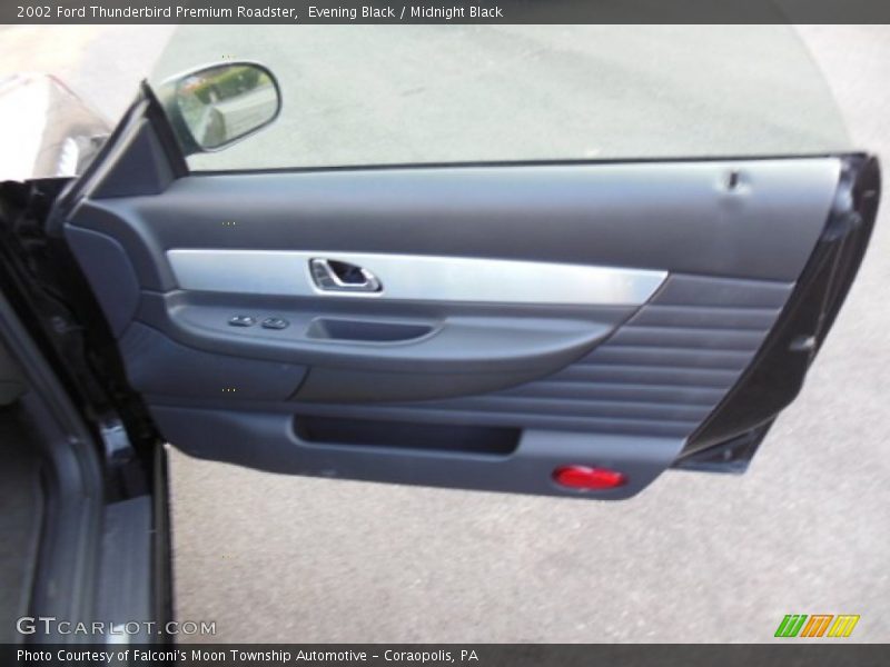 Evening Black / Midnight Black 2002 Ford Thunderbird Premium Roadster