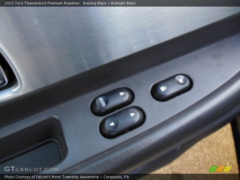 Evening Black / Midnight Black 2002 Ford Thunderbird Premium Roadster