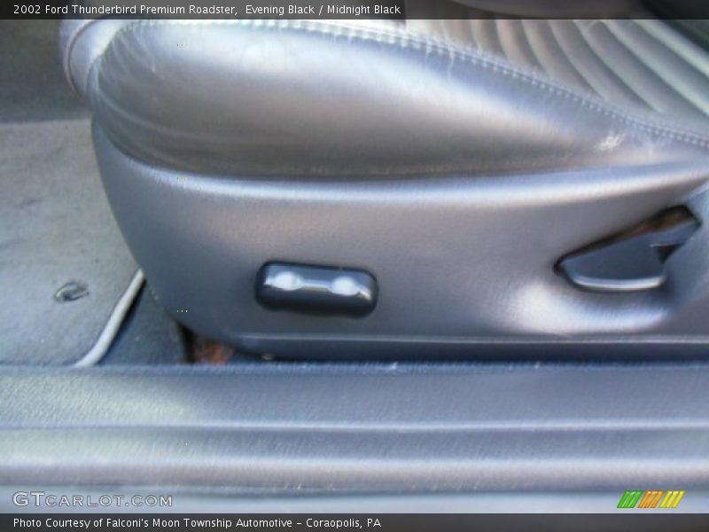 Evening Black / Midnight Black 2002 Ford Thunderbird Premium Roadster