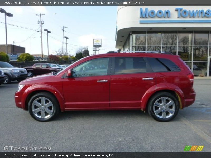 Inferno Red Crystal Pearl / Dark Slate Gray/Light Graystone 2009 Dodge Journey R/T AWD