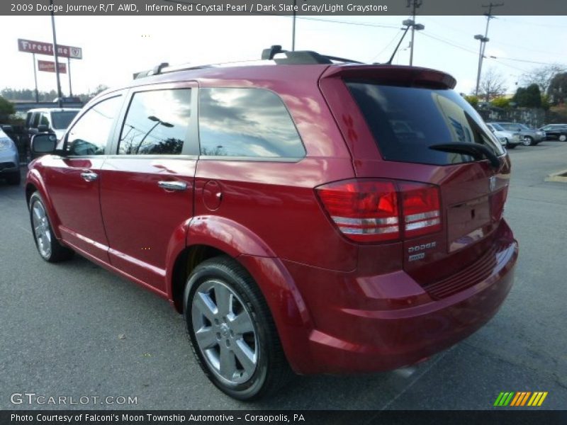 Inferno Red Crystal Pearl / Dark Slate Gray/Light Graystone 2009 Dodge Journey R/T AWD