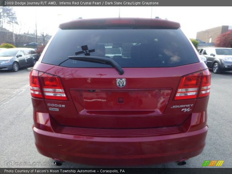 Inferno Red Crystal Pearl / Dark Slate Gray/Light Graystone 2009 Dodge Journey R/T AWD