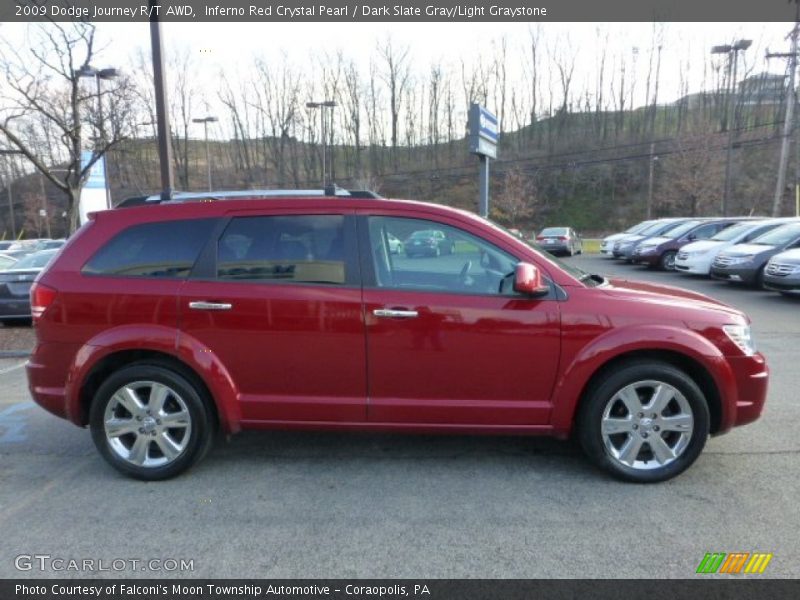 Inferno Red Crystal Pearl / Dark Slate Gray/Light Graystone 2009 Dodge Journey R/T AWD