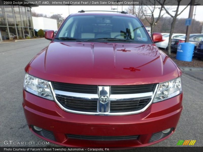 Inferno Red Crystal Pearl / Dark Slate Gray/Light Graystone 2009 Dodge Journey R/T AWD
