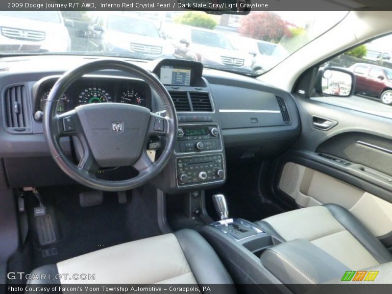 Inferno Red Crystal Pearl / Dark Slate Gray/Light Graystone 2009 Dodge Journey R/T AWD