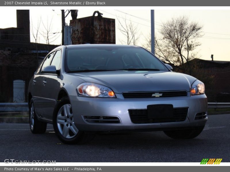 Silverstone Metallic / Ebony Black 2007 Chevrolet Impala LS