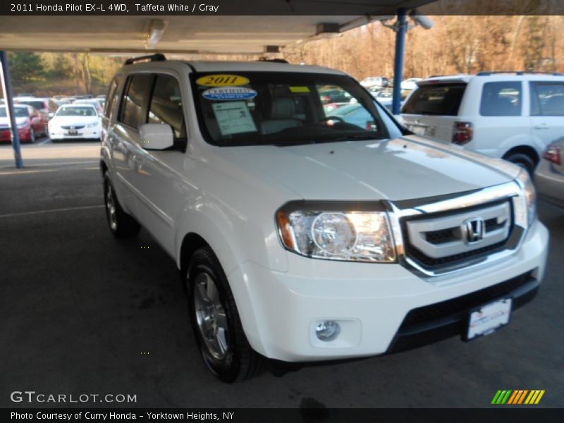Taffeta White / Gray 2011 Honda Pilot EX-L 4WD
