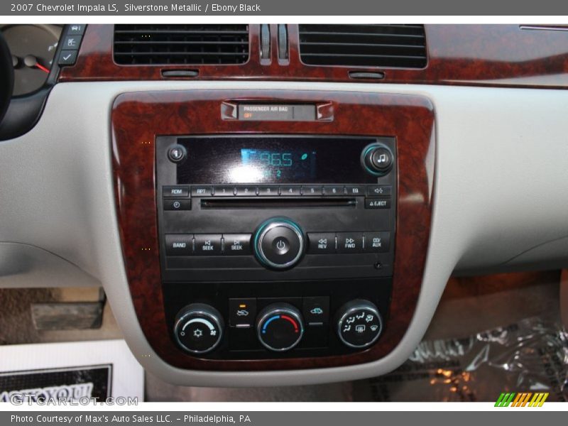 Silverstone Metallic / Ebony Black 2007 Chevrolet Impala LS