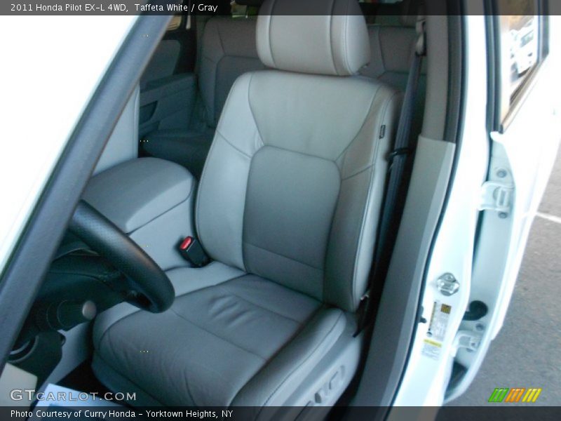 Taffeta White / Gray 2011 Honda Pilot EX-L 4WD