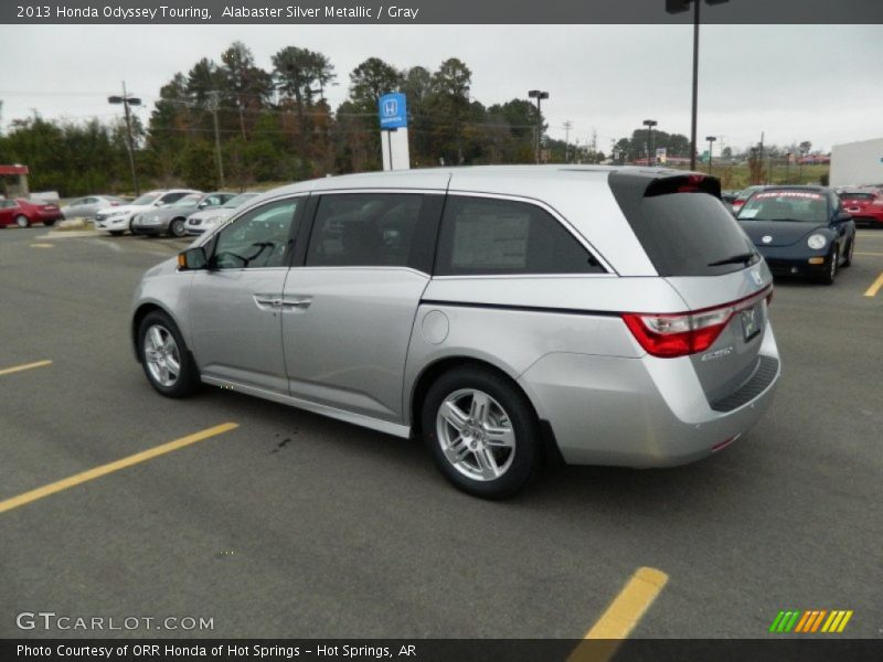 Alabaster Silver Metallic / Gray 2013 Honda Odyssey Touring