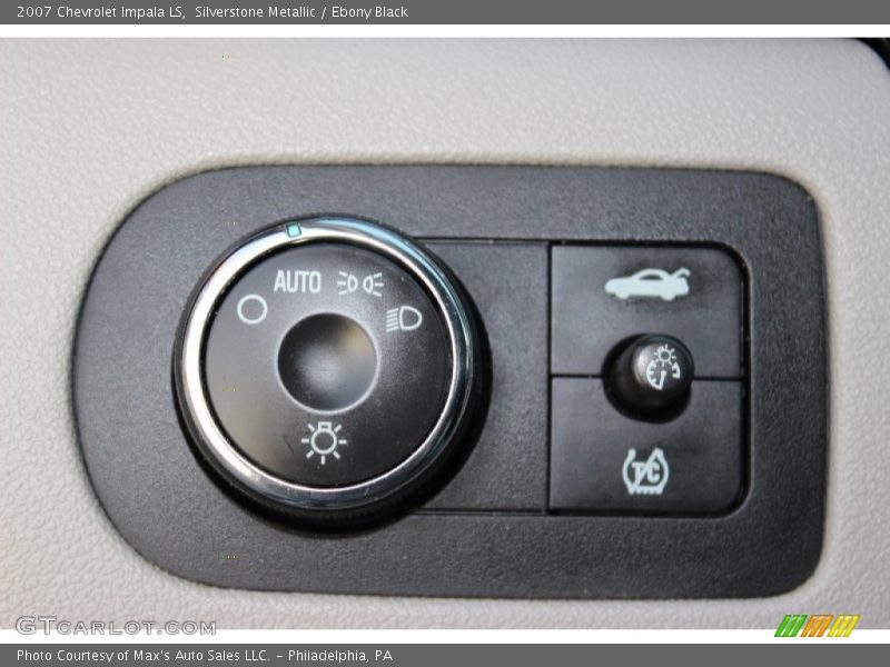 Controls of 2007 Impala LS