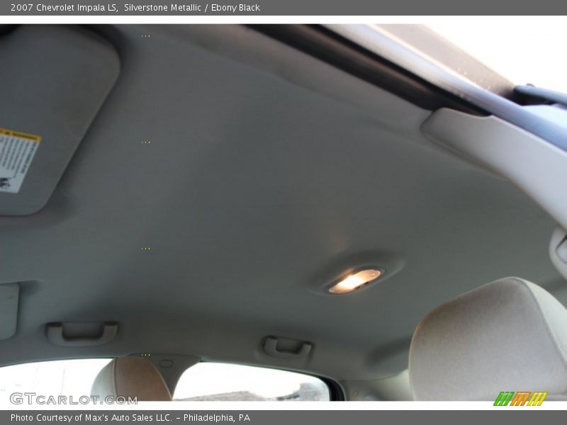Silverstone Metallic / Ebony Black 2007 Chevrolet Impala LS