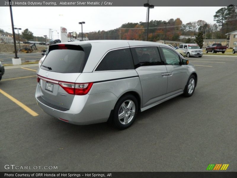 Alabaster Silver Metallic / Gray 2013 Honda Odyssey Touring