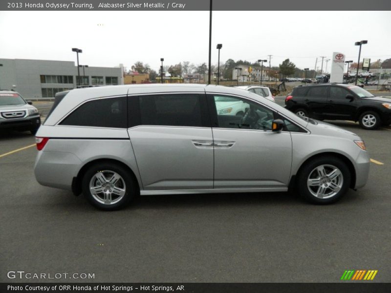 Alabaster Silver Metallic / Gray 2013 Honda Odyssey Touring