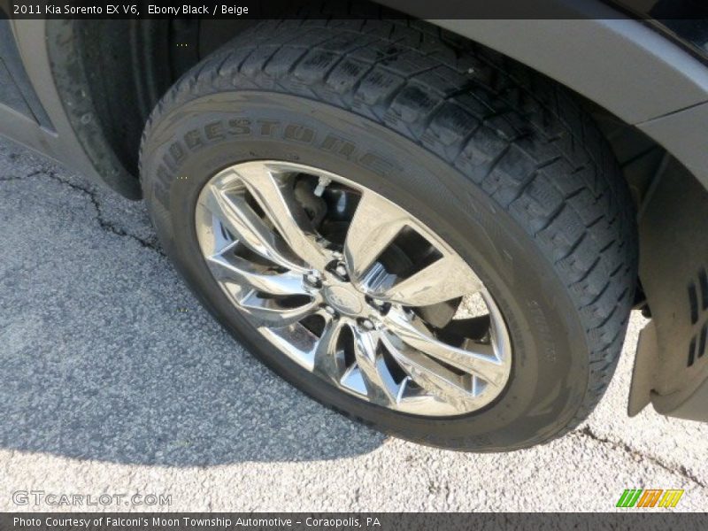 Ebony Black / Beige 2011 Kia Sorento EX V6