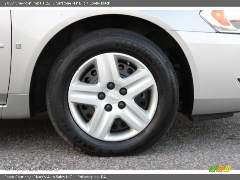 Silverstone Metallic / Ebony Black 2007 Chevrolet Impala LS