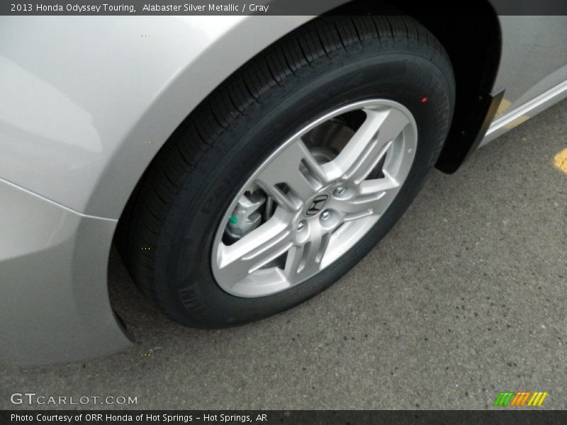 Alabaster Silver Metallic / Gray 2013 Honda Odyssey Touring