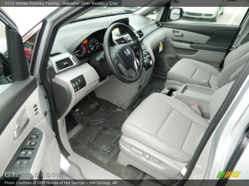  2013 Odyssey Touring Gray Interior