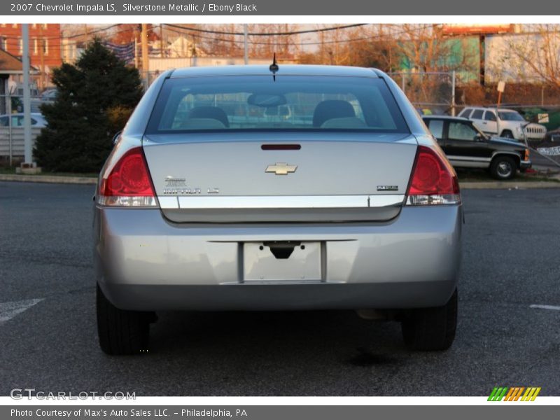 Silverstone Metallic / Ebony Black 2007 Chevrolet Impala LS