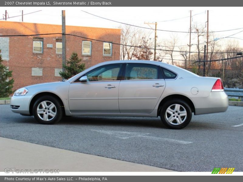 Silverstone Metallic / Ebony Black 2007 Chevrolet Impala LS