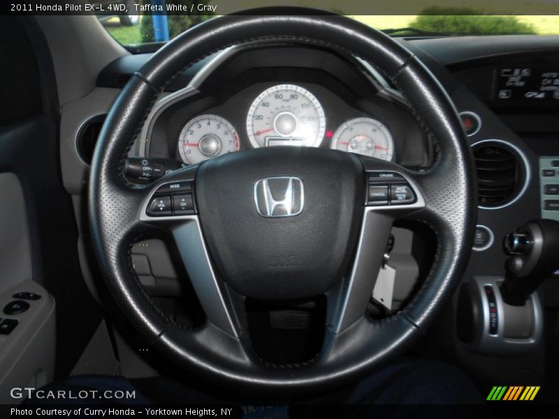 Taffeta White / Gray 2011 Honda Pilot EX-L 4WD