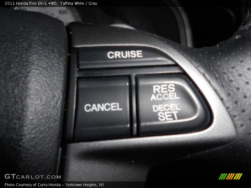 Taffeta White / Gray 2011 Honda Pilot EX-L 4WD