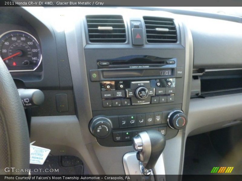 Glacier Blue Metallic / Gray 2011 Honda CR-V EX 4WD