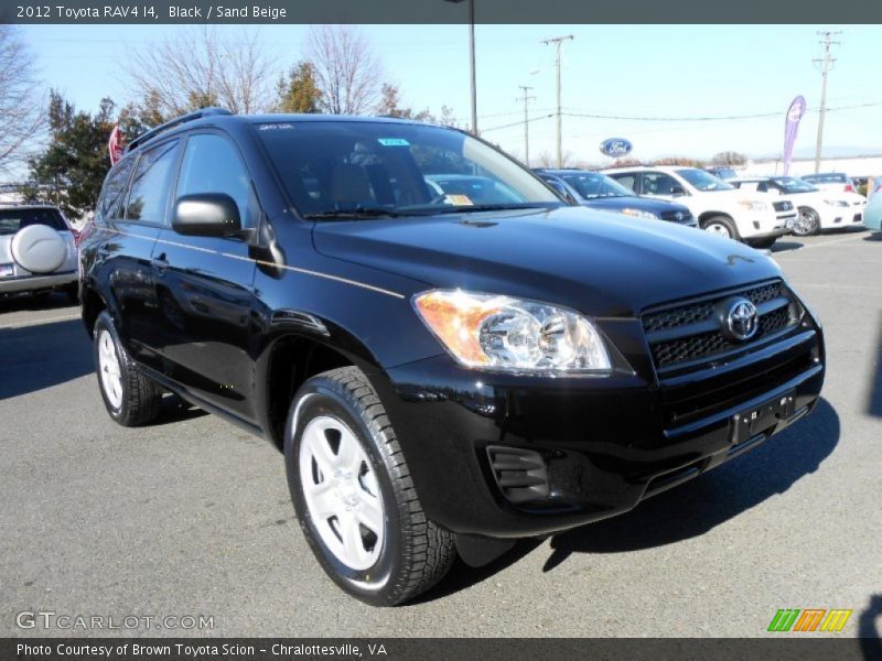 Black / Sand Beige 2012 Toyota RAV4 I4
