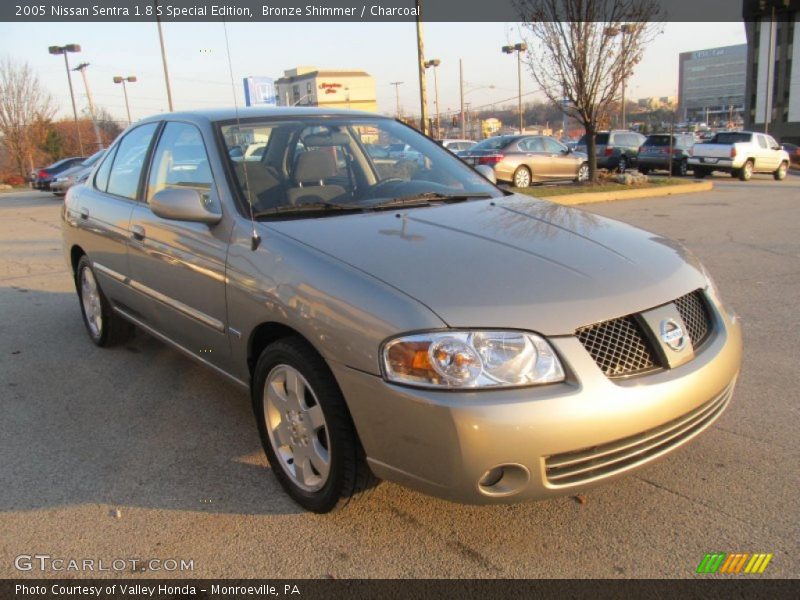 Bronze Shimmer / Charcoal 2005 Nissan Sentra 1.8 S Special Edition