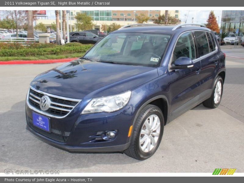 Night Blue Metallic / Charcoal 2011 Volkswagen Tiguan SE