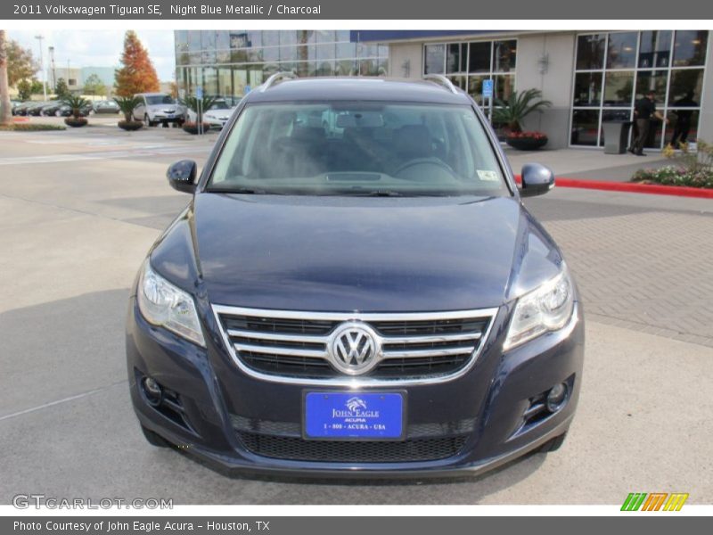 Night Blue Metallic / Charcoal 2011 Volkswagen Tiguan SE