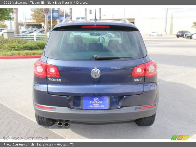 Night Blue Metallic / Charcoal 2011 Volkswagen Tiguan SE