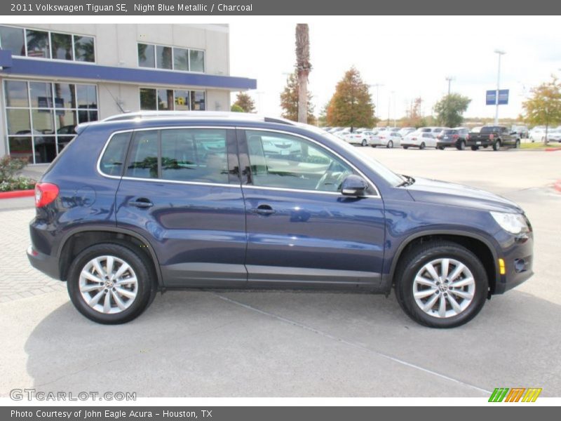 Night Blue Metallic / Charcoal 2011 Volkswagen Tiguan SE