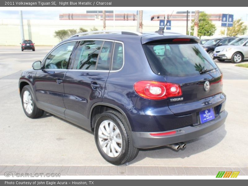 Night Blue Metallic / Charcoal 2011 Volkswagen Tiguan SE